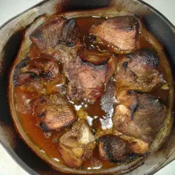 Smothered Pork in Glass Cook Pot