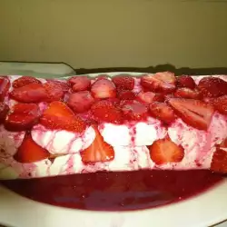 Strawberry Terrine with Homemade Cream