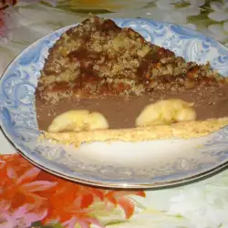 Cocoa Cake with Bananas without Baking