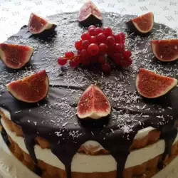 Cake with Mascarpone and Chocolate