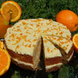 Cake with Oranges and Glaze
