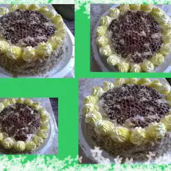 Cake with Tiramisu Cream