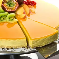 Fruity Cheesecake with Gelatin