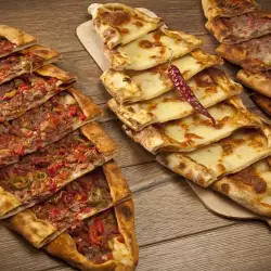 Turkish Pide with Cheese