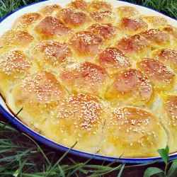 Turkish Bread Rolls with Sesame Seeds