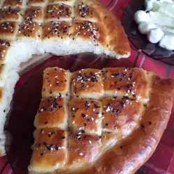 Turkish Flatbread with Sesame Seeds