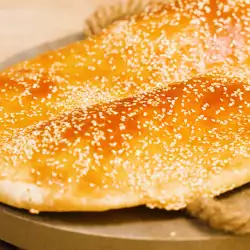 Turkish Bread with Sesame Seeds