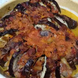 Eggplant with Minced Meat and Tomatoes