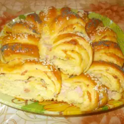 Rolled Tutmanik with Ham and Cheese