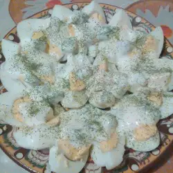 Boiled Eggs with Milky Sauce