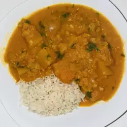 Vegan Curry with Lentils and Pumpkin