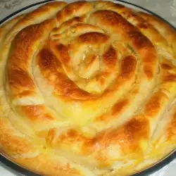 Homemade Spiral Phyllo Pastry with Butter