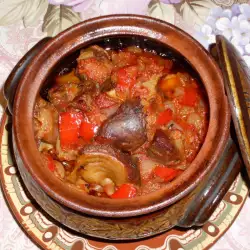 Appetizing Gizzards and Hearts in a Clay Pot