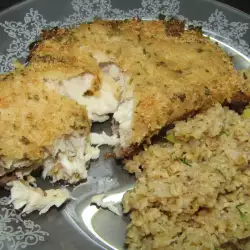 White Fish Fillets with a Parmesan Crust