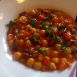Chickpea and Red Bean Stew