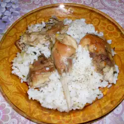 Rabbit with Rice in the Oven