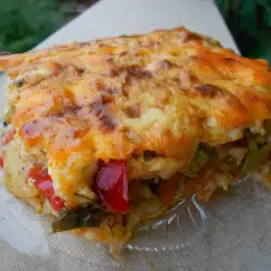 Vegetable Moussaka with Two Types of Peppers