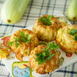 Muffins with Zucchini and Cottage Cheese