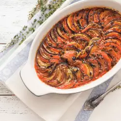 Roasted Zucchini with Tomato Sauce