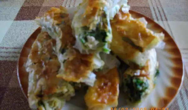Phyllo Pastry with Ready-Made Sheets, Spinach and Feta