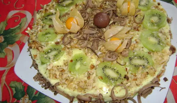 Enticing Quick Cake with Kiwi