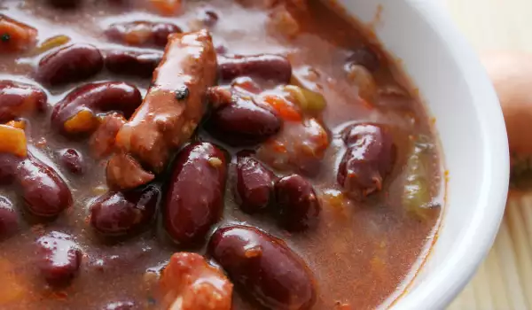 Bean Stew with Bacon