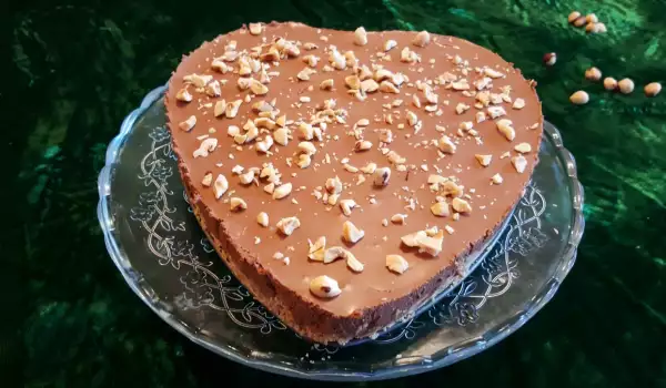 Biscuit Cake with Chocolate Mousse
