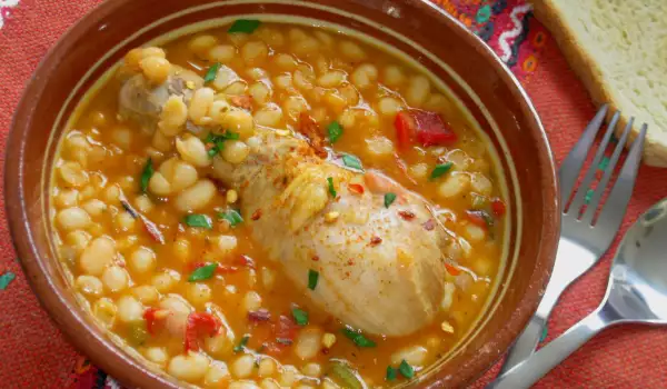 Bean Stew with Chicken
