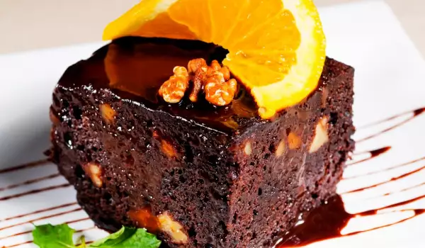 Choco-Cake with Walnuts and Orange