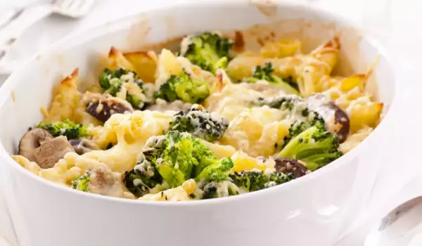 Mussel, Broccoli and Potato Casserole