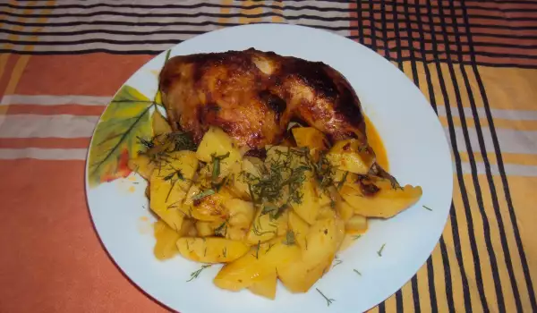 Chicken Legs with Potatoes