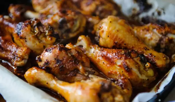 Chicken Legs with Honey and Mustard