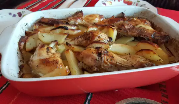 Chicken Drumsticks with Potatoes