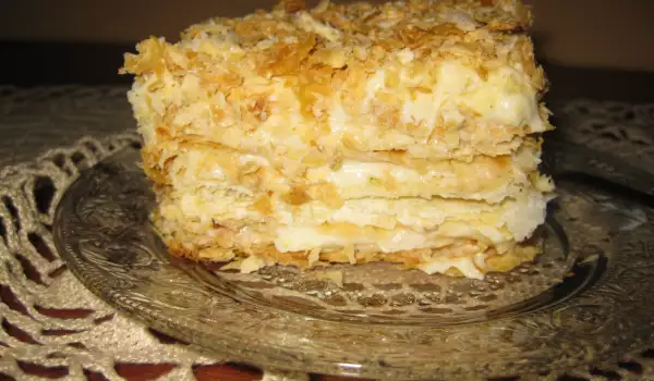 Puff Pastry Cake with Bavarian Cream