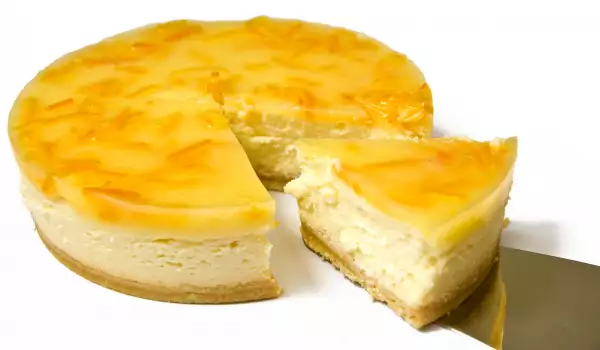 American Cheesecake with Lemon Rind
