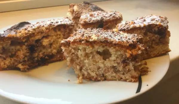 Cake with Jam and Walnuts