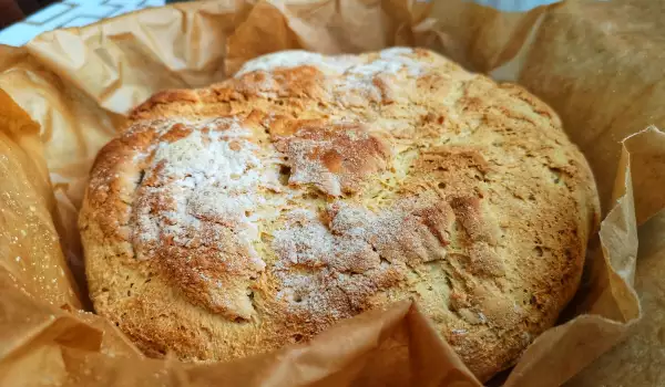 Corn and White Flour Bread
