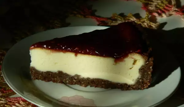 Baked Cheesecake with Jam