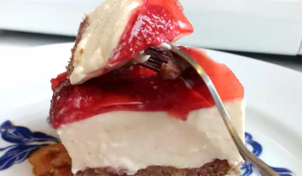 Quick Strawberry Cheesecake in 20 Min.