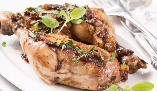 Grilled Chicken with Olive Oil and Oregano