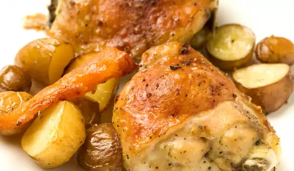 Chicken with Cheese and Potatoes