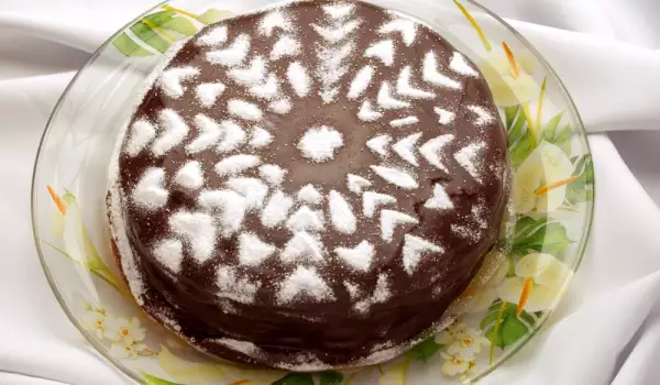 Russian Cake with a Butter Glaze