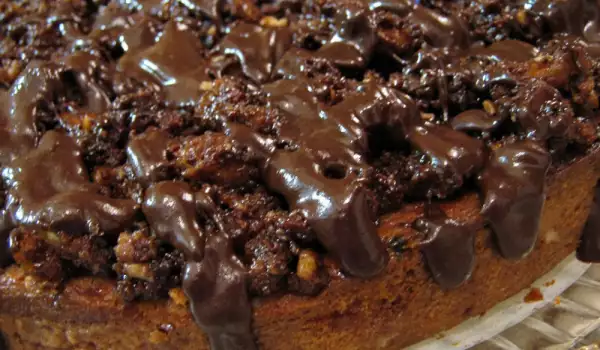 Exquisite Chocolate Cake with Walnuts