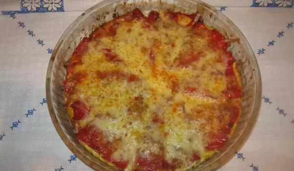 Burek Peppers in the Oven with Feta Cheese and Cheese