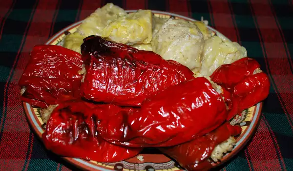 Stuffed Peppers with Beans