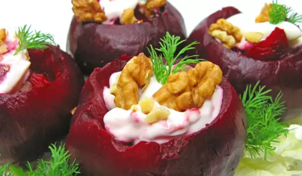 Beetroots with Cream Cheese Filling