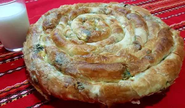 Pulled Phyllo Pastry with Spinach