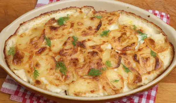 South American-Style Potatoes with Ham