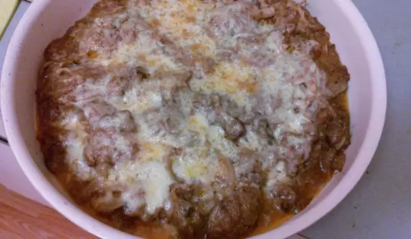 Lightly Roasted Chicken Livers with Onions and Cheese