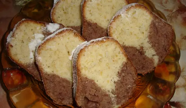 Two-Tone Cake
